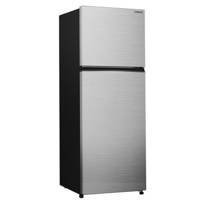 Hitachi 550L Gross 409L Net Double Door Refrigerator | Dual Sense Surround Cooling | Triple Power Filter | Top Freezer | HRTN6443SXAE
