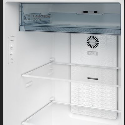 Hitachi 550L Gross 409L Net Double Door Refrigerator | Dual Sense Surround Cooling | Triple Power Filter | Top Freezer | HRTN6443SXAE