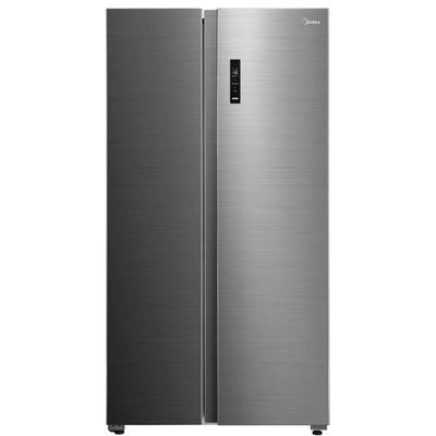 Midea 710L Gross & 510L Net Side By Side 2 Door Refrigerator | Frost Free Fridge Freezer With Humidity Control | Electronic Touch Screen | Inverter Quattro | Adjustable Door Racks | MDRS710FIE46AED