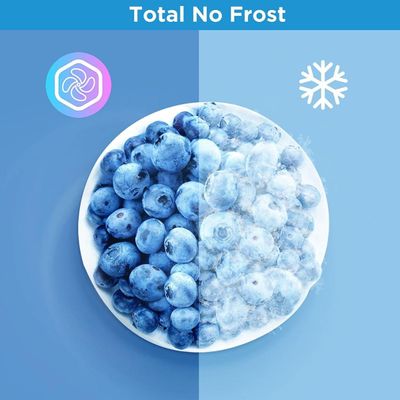 Midea 791L Gross & 569L Net Side by Side Smart Refrigerator | Color Display | Frost Free | Wi-Fi Connectivity | Voice Assistant |Multi-Air Flow | Inverter Quattro | Silver | MDRS791MIE46AE