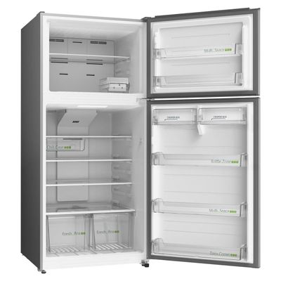 Midea Gross 866L Net 651L Double Door Refrigerator | Multi-Air Flow Technology | Smart Sensor | Electronic Control | Inverter Quattro | Active-C Fresh | Smart Cooling | Silver | MDRT866FGE46AE