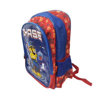 Paw Patrol Chase School Backpack Bag 16 Inch Multicolor Polyester Set of 01