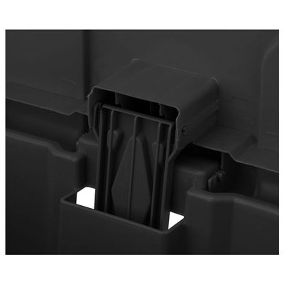 100L Pedal Dustbin – Extra-Large Trash Bin with Foot Pedal & Locking Lid – Ideal for Outdoor or Industrial Use (Black)