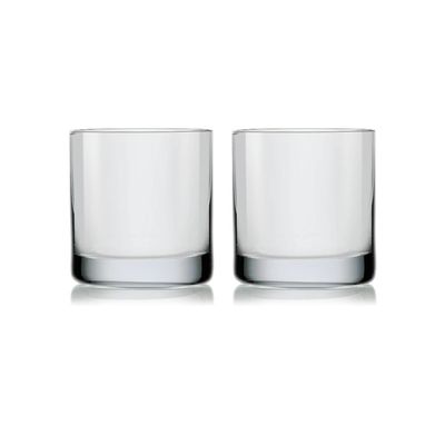 Crystalex Double Old Fashioned Whiskey Glass Blues 400ml, Crystalline (Set of 2)