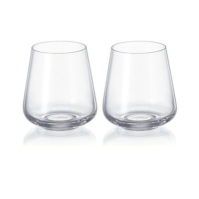 
Crystalex Double Old Fashioned Whiskey Glass Siesta 400ml, Crystalline (Set of 2)