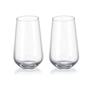 
Crystalex High Ball whiskey Glass Siesta 440ml, Crystalline (Set of 2)