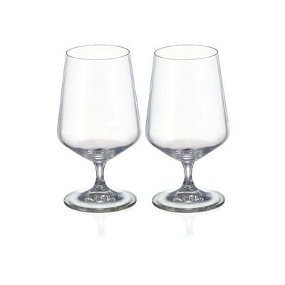 Crystalex Goblet Water Glass sIesta 310ml, Crystalline (Set of 2)