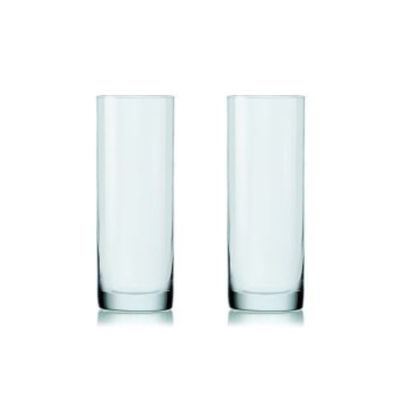 Crystalex Highball Long Drink Tumbler Glass Blues 480ml, Crystalline (Set of 2)