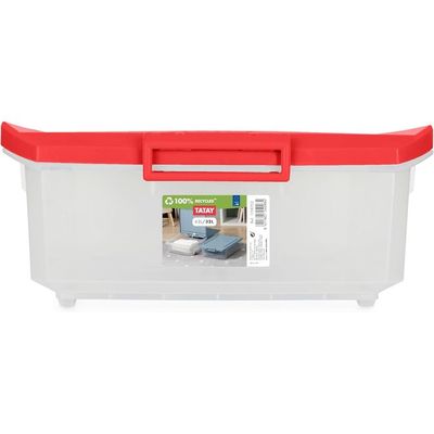 Tatay Underbed Organizing Tray, 32 Litre Capacity, New Red