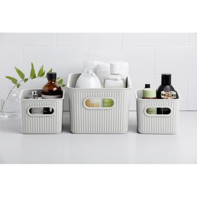 Tatay Storage Box Baobab, 5L Capacity, Polypropylene, Bpa Free, Pergamon White. Measures 18.1 X 27.2 X 13 Cm - 7010201