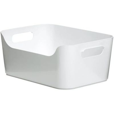 Tatay Storage Box, 3.5 L Capacity, Polypropylene, BPA-Free, White Colour, Dimensions: 24.5 x 17 x 10.5 cm - 7011801