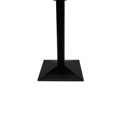 Maple Home Dining Table Modern Marble Patten Metal Base Kitchen Dining Restaurant Table  L70xW70xH74 - White