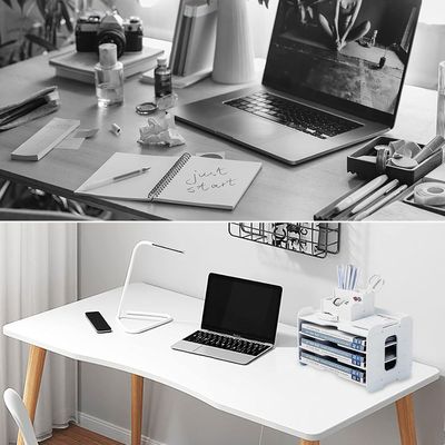 Letter Tray Organiser, Office Desk Tidy Storage Rack File Document Holder A4 Paper Filing Trays for Home Office School (4 Tier)