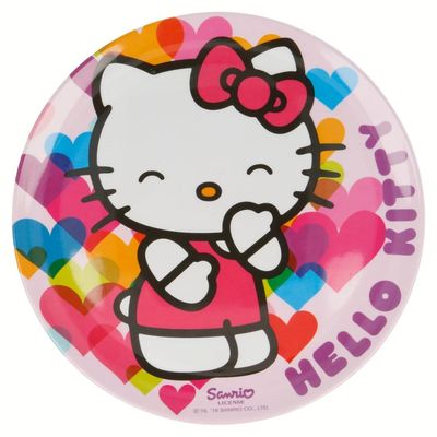 Sanrio Hello Kitty Hearts Melamine Plate
