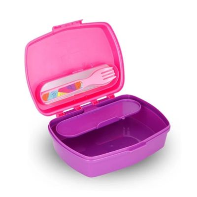 Disney Princess Bright & Bold Plastic Lunch Box With Cutlery