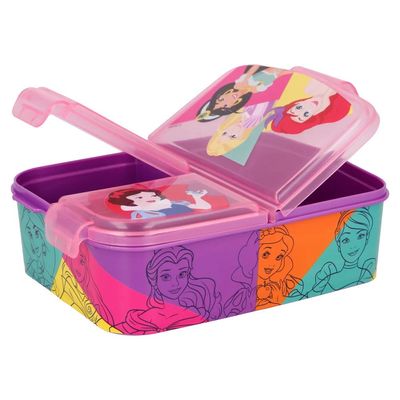 Disney Princess Bright & Bold & Plastic Lunchbox With Multi Compartment