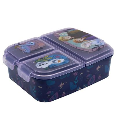 Disney Frozen Trust The Journey Plastic Lunchbox With Multi Compartment - 750 Ml