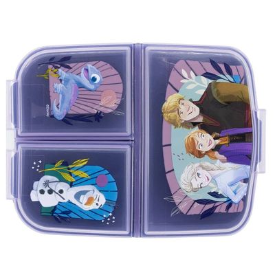 Disney Frozen Trust The Journey Plastic Lunchbox With Multi Compartment - 750 Ml