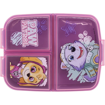 Nickelodeon Paw Patrol Girl Sketch Essence Plastic Lunchbox With Multi Compartment