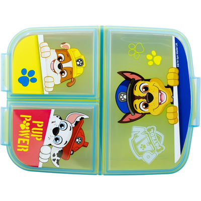 Nickelodeon Paw Patrol Pup Power Plastic Lunchbox With Multi Compartment