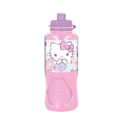Sanrio Hello Kitty Plastic Ergo Sport Water Bottle - 430 Ml