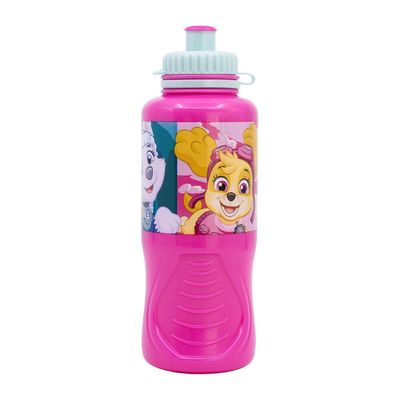 Nickelodeon Paw Patrol Girl Superpowers Plastic Ergo Sport Water Bottle - 430 Ml