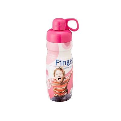 LocknLock 450ml Finger Water Bottle – Pink, Compact, Airtight, and Durable for Sports and Daily Use