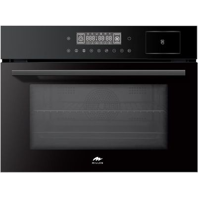 Millen 60cm Built In Electric Combi Steam Oven, 38 Smart Recipes, 50L - 3Y Warranty, MEOS 451 BL