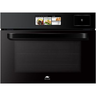 Millen 60cm Built In Electric Combi Steam Oven with TFT Display, 56 Smart Recipes, 47L - 3Y Warranty, MEOS 455 BL