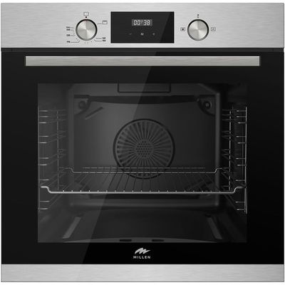 Millen 60cm Built In Gas Oven, 69L - 3Y Warranty, Double German SCHOTT glass, MGO 602 IX