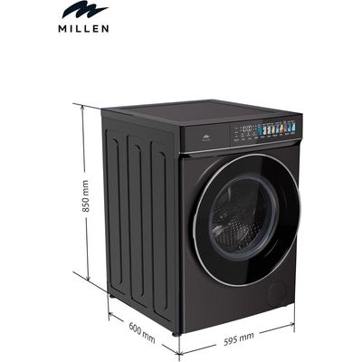 Millen 10kg Front Load Washing Machine – 3Y Warranty, Inverter Motor, Smart, Powerful & Efficient, МWM10012BLID