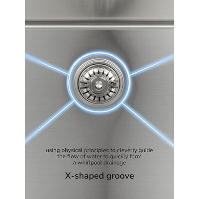 Premium Handmade Undermount Single Bowl Sink With Accessories - SUS 304 Stainless Steel, Soundproof, Satin Finish