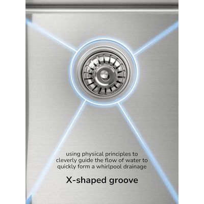 Premium Handmade Undermount Double Bowl Sink  - SUS 304 Stainless Steel, Soundproof, Satin Finish