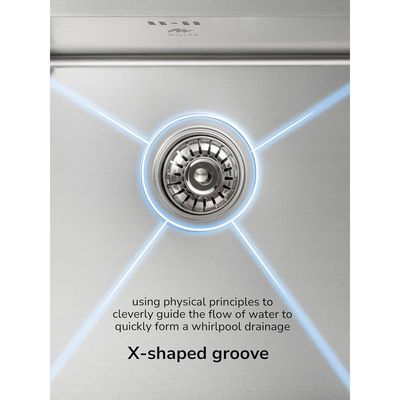 Premium Handmade Undermount Double Bowl Sink  - SUS 304 Stainless Steel, Soundproof, Satin Finish