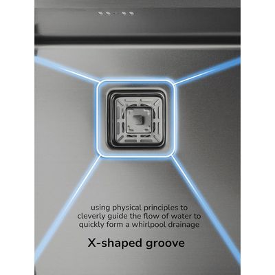 Premium Handmade Undermount Double Bowl Sink  - SUS 304 Stainless Steel, Soundproof, Gunmetal Satin Finish