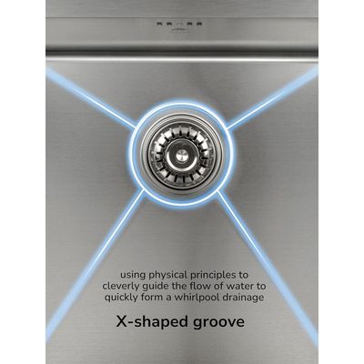 Premium Handmade Undermount Single Bowl Sink - 304 Stainless Steel, Soundproof, Satin Finish