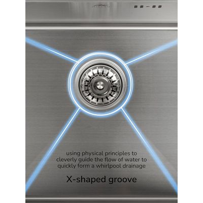 Premium Handmade Topmount Single Bowl Sink  - SUS 304 Stainless Steel, Soundproof, Satin Finish