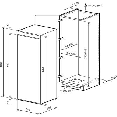 Millen MBIM 177.4ID Built-in Full Freezer – Powerful, Efficient, and Frost-Free Storage