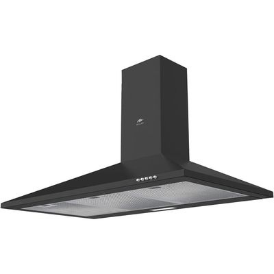 Millen 90cm Black Chimney Range Hood - MKH 904 BL, 3 Years Warranty