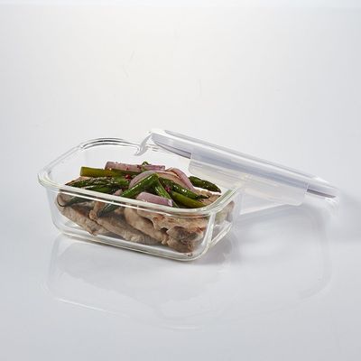 LocknLock 730ml Oven-Safe Borosilicate Glass Rectangular Container with Airtight Lid – Microwave, Freezer, and Dishwasher Safe