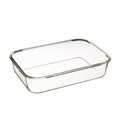 LocknLock 3.6L Oven-Safe Borosilicate Glass Rectangular Container with Airtight Lid – Microwave, Freezer, and Dishwasher Safe