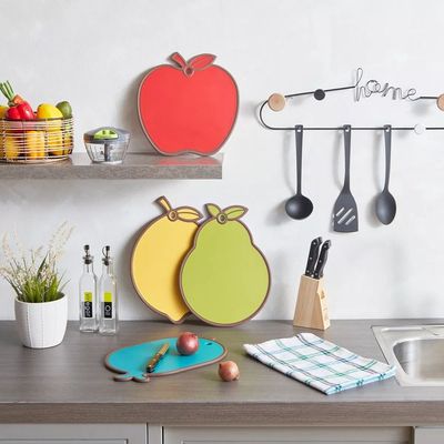 LocknLock Apple-Shaped Anti-Bacterial Cutting Board – Durable, Hygienic & Dishwasher Safe