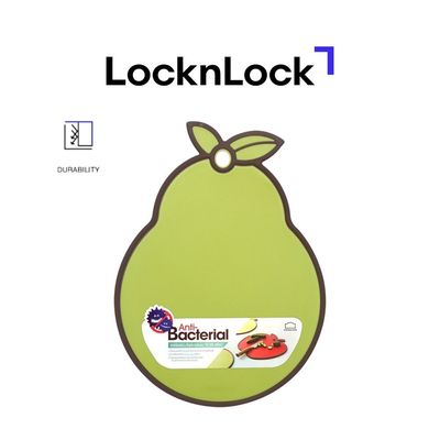 LocknLock Pear-Shaped Anti-Bacterial Cutting Board – Durable, Hygienic & Dishwasher Safe