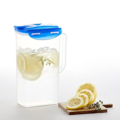 LocknLock 2L Fridge Door Jug with Resealable Flip-Top – Airtight, BPA-Free, Microwave, Freezer, and Dishwasher Safe