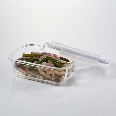 LocknLock 630ml Oven Glass Rectangular Container – Durable, Microwave Safe Food Storage Solution