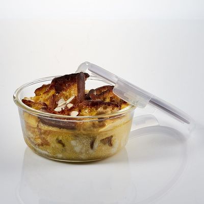 LocknLock 950ml Oven Glass Round Container – Durable, Microwave Safe Food Storage Solution
