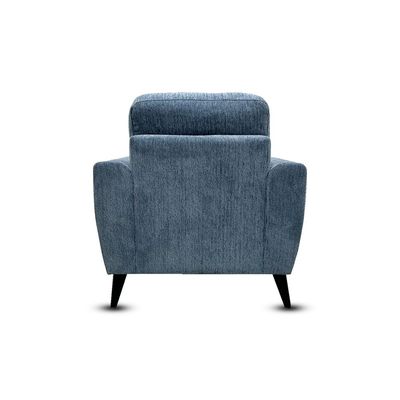Rotai Anderson Chair 1-Seater With 2-Year Warranty | Soft Fabric Armchair | D28 High-Density Foam | Spring Support | Pine Wood Frame | Modern Living Room Accent Chair
