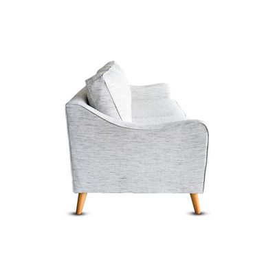 Rotai Maddox Sofa 3-Seater With 2-Year Warranty | Soft Fabric Upholstery | D28 High-Density Foam | Spring Seat Support | Pine Wood Frame | Modern Living Room Couch