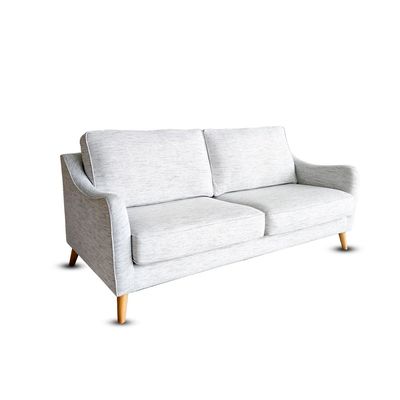 Rotai Maddox Sofa 3-Seater With 2-Year Warranty | Soft Fabric Upholstery | D28 High-Density Foam | Spring Seat Support | Pine Wood Frame | Modern Living Room Couch