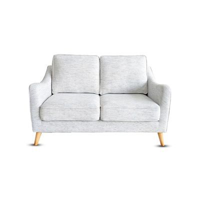 Rotai Maddox Sofa 2-Seater With 2-Year Warranty | Soft Fabric Loveseat | D28 High-Density Foam | Spring Seat Support | Pine Wood Frame | Compact Modern Couch For Living Room